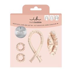 invisibobble Curlers I Heatless Curling Set for the perfect Overnight Blowout I No Heat, Non-slip I Overnight Velvet Ribbon I Hair Styling Appliances for medium-long Hair