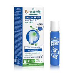 Puressentiel - Maux de tête - Roller Migra Pure aux 9 Huiles Essentielles - Effet frais immédiat - Efficacité prouvée pour réduire les douleurs céphalées – 5ml