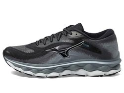 Mizuno Wave Sky 7 löparsko för män, Svart glaciär, 45 EU