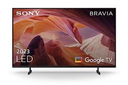 Sony BRAVIA, KD-43X80L, LED, 4K HDR, Google TV, ECO PACK, BRAVIA CORE, Flush Surface Design, Modello 2023