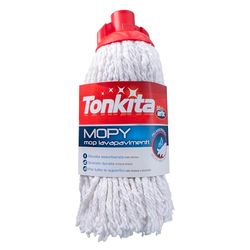 TONKITA | Mopy Mop Ricambio, Mop Lavapavimenti NO Manico, Mocio per Pavimenti con Fettucce In Cotone, Ricambio Per Mocio, Rapida Assorbenza