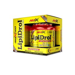 Amix - Lipidrol Fat Burner - Suplemento Alimenticio - Ayuda en el Control de Peso - Con Vitamina B - Sin Cafeína - Nutrición Deportiva - Contiene 300 Cápsulas