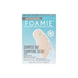 Foamie Shampooing Solide Cheveux Secs & Frisés – À l’huile de Coco – Lisse, nourrit & apporte brillance – Anti-frisottis & douceur naturelle – Vegan, sans plastique & pH-neutre, 80 g