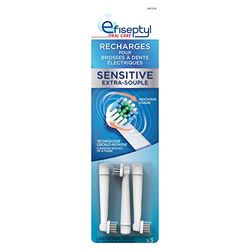 Efiseptyl - Ricariche Per Spazzolino Elettrico - Compatibile con Spazzolino Oral-B - Indicatore di usura - Tecnologia Oscillo-Rotativa - 3 Ricariche