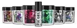 Stargazer Chunky Glitter Set and Fixing Gel Amazon Exclusive Kit, 6-Count