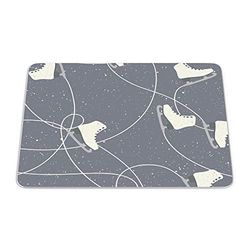 Bonamaison, Tapis de Souris Rectangle Imprimé Numériquement, Fond Antidérapant, pour Bureau et Maison, Taille: 22x18cm