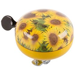 M-Wave Girasol Sonnette en Acier Unisexe Adulte, Jaune, 80 mm, Citronier
