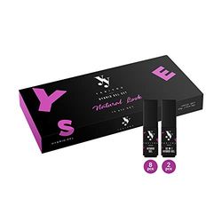 YES! YOU UV nagellack naken färger gel nagellack set 10 stycken shellack naken beige klassiska färger topplack baslack kit gel naglar färger 8 + 2 stycken, 45 g