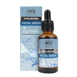 Face Facts Hyaluronic Facial Serum | Sodium Hyaluronate + Glycerin + Betaine | Smooth + Plump + Hydrate | 30ml