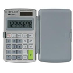 Q-Connect KF01602 Calculatrice de poche 8 chiffres Grand écran 99 x 58 x 6 mm