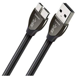 AudioQuest 1.5m Carbon Micro-USB 3.0 câble USB 1,5 m USB A Micro-USB B Noir - Câbles USB (1,5 m, USB A, Micro-USB B, 3.0 (3.1 Gen 1), Male Connector/Male Connector, Noir)