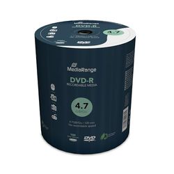MediaRange DVD-R 4,7 Gb|120 min 16 x hastighet, tårta 100