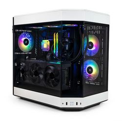 Stormforce Prism Gaming PC – NVIDIA GeForce RTX 4090 24GB, Intel Core i9-14900KF, 2TB SSD, 32GB RAM, WiFi 6, Windows 11, White HYTE Y60 Case (Amazon Exclusive)