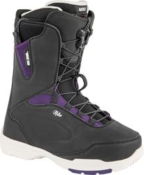 Nitro Snowboards Scala TLS '23 All Mountain Freeride Freestyle snelsluitsysteem boot snowboardboot, zwart-paars, MP 25,0 // EU 38 2/3 // US 7,5