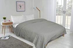 Emma Barclay Aran – set med överkast (silver, king)