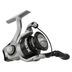 Abu Garcia Max X Spinmolen, Lichtgewicht Graphite Frame, 4+1 Lagers, Rocket Lijnmanagement, V-Spool Ontwerp, Braid-Ready Aluminium Spoel, Soepele Werking voor Zoetwater Zoutwater Vissen, 2000