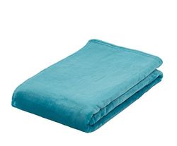 Gözze - Coperta, Memphis, Tessuto Spesso 300 g/m², 100% Poliestere, 180 x 220 cm - Blu petrolio