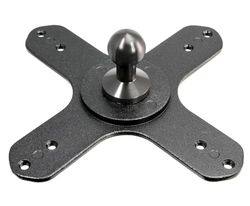 ARKON Kompatybilny z VESA adapter wspornika kulowego VESA 75 / VESA 100 do 20 mm, czarny (AP20MMVESA)