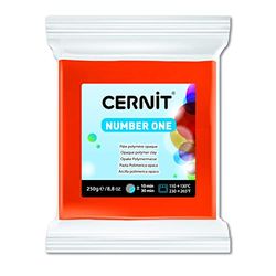 CERNIT Nummer en modellering, 250 g orange