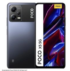POCO X5 5G 8/256GB Negro Libre + Cable USB-C a Jack