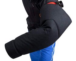 Dingo Gear Manchette de Morsure en Nylcot Extra Souple avec Poignée et Prise, Protection de Morsure pour IGP, K9, Sports Canins, Formation de Jeunes Chiens, Noir, Niveau 2 - Intermédiaire (S01963)