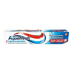 Aquafresh Dentifrice Triple Protection Menthe Fraîche, Pour Des Dents Fortes et Une Haleine Fraiche, 75ml