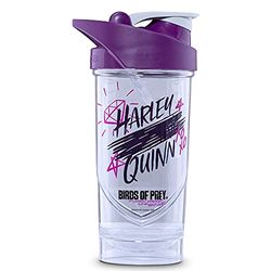 Shieldmixer Hero Pro Classic Shaker for Whey Protein Shakes and Pre Workout, BPA Free, 700 ml, Harley Quinn BOP