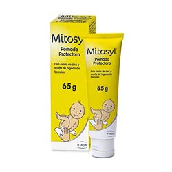 Mitosyl, Pomada protetora, creme de fralda para bebé, evita e alivia irritações, fórmula suave e eficaz para o cuidado diário, 65 g