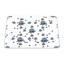 Bonamaison, Rectangle Pop Art Digital Printed Mouse Pad, Non-Slip Base, for Office and Home, Size: 22 x 18 cm