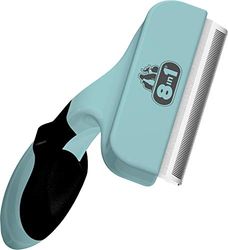 8In1 Perfect Coat DeShedder L, Spazzola per Cani di Grossa Taglia, Rimuove Peli Morti e Sotto Pelo, per Cani a Pelo Corto e Lungo