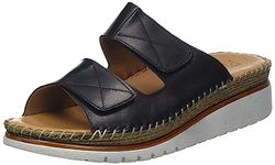 Piazza 900047-01, Mocasín Mujer, Negro, 39 EU