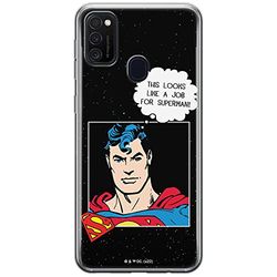 ERT GROUP etui na telefon Samsung M21 / M30S, case oryginalny i oficjalnie licencjonowany przez DC, wzór Superman 037, optymalnie dopasowane, plecki z TPU