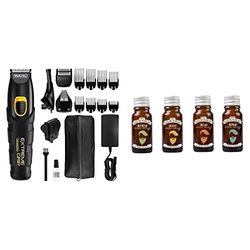 Wahl Extreme Grip 7 in 1 Multigroomer, Gifts for Men & Beard Oil Gift Set, Beard Softener to Nourish Skin and Hair, Moisturiser to Stop Beard Itch, Beard Moisturiser, Beard Care for Men