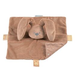 Coniglietto di peluche Nattou, compagno dalla nascita, ca. 28 cm, si illumina al buio, jersey di poliestere/cotone, Lapidou, marrone