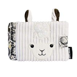 Les Déglingos - Album Photos Bébé MMuchachos le Lama -10 Pochettes 10x15cm - Idéal crèche - Puériculture - Rembourrage Recyclé - Blanc