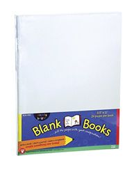 Hygloss White Blank Books, 8.5 inch x 11 inch, verpakking van 10 (77734) 6 boeken 8.5-x-11-Inch wit