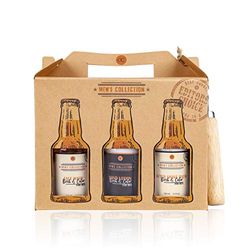 Accentra Set regalo da uomo con apribottiglie in portabottiglie, set da 7 pezzi per la cura della birra da uomo con gel doccia, dopobarba, lozione per il corpo, shampoo ecc