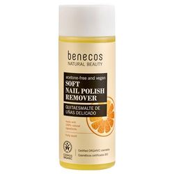 Benecos - natural beauty 93871 - removedor de verniz de unhas - óleo orgânico de casca de órgão e óleo de lavanda orgânico - vegano - 125 ml