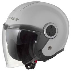 LS2, Casque Moto Jet CLASSY SOLID Pearl Grey, XL