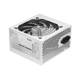 Mars Gaming MPIII550, PC ATX 550W Voeding, 5 Jaar Garantie, Stille AI-RPM Technologie, 85% Efficiëntie, Wit