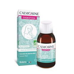 Calmosine - Digestion - Confort Digestif - Apaise et Calme - Bébé - Aux Extraits de Plantes Bio - Fleur d'oranger - Flacon 100 ml - Fabriqué en France