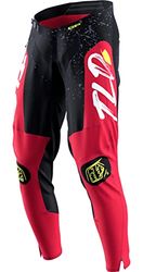 Troy Lee Designs GP PRO Pant; PARTICAL Black/Glow Red 38, Zwart, 38 NL