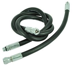 Best Divers Visp standard/gummi, manometer 30 cm, 7/16 F, 7/16 M, svart