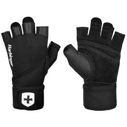 Harbinger Pro Wristwrap 2.0 Gewichthefhandschoenen, Unisex, Zwart, X-Large