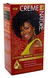 Creme of Nature Argan Womens Gel Hair Colour 1.0 Intense Black
