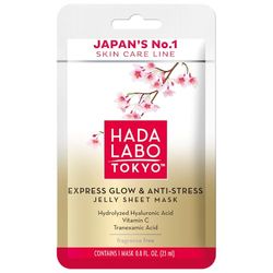 Hada Labo Tokyo Premim Express Glow Anti-Stress Jelly Sheet Mask