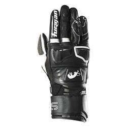 Furygan STYG15 - Guanti da moto da corsa, da uomo, aerodinamica, in pelle di canguro, D3O, adattabilità, ventilazione, stile, tecnologia punta