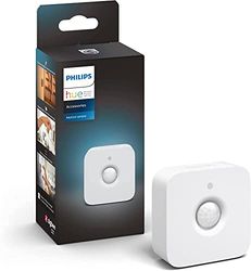Philips Hue Sensore di Movimento, Accensione e Spegnimento Automatico Luci Smart, Bianco