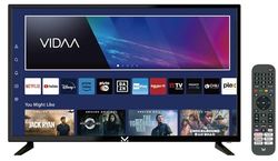 Majestic SM32 V1 - Televisore SMART LED HD READY 32", Sistema operativo VIDAA, Wi-Fi integrato, DVB-T/T2 e DVB-S/S2, Doppio sistema di alimentazione: AC 100/240V - DC 12V, Telecomando, USB