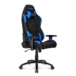 AKRacing Core Series EX Gaming Chair with 5/10 Years Manufacturer Warranty - Black/Blue Fabric